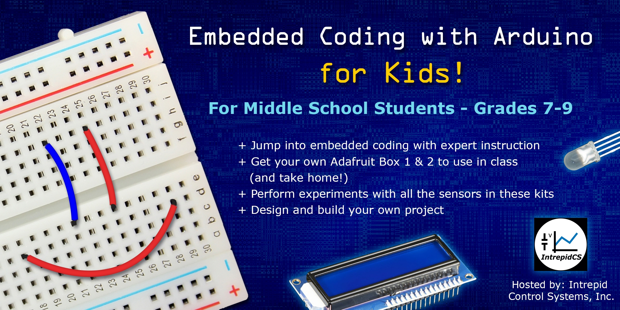 Embedded Coding for Kids Class Embedded Coding for Kids Announcement