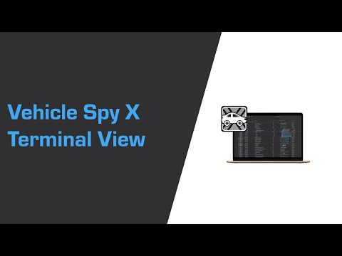 Vehicle Spy X Terminal View