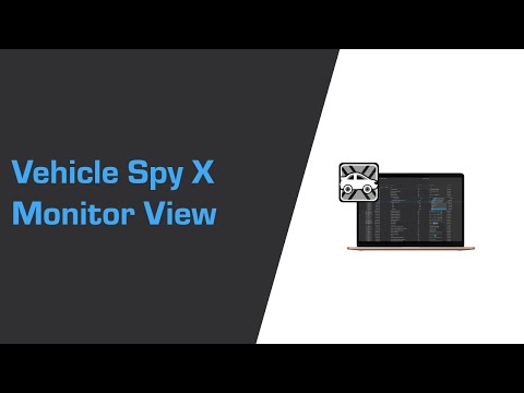 Vehicle Spy X Monitor View