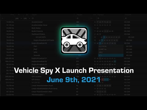 Vehicle Spy X Launch Presentation - June 9 | Intrepid Control Systems