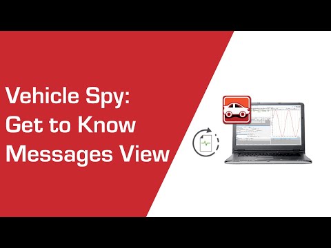 Get to know Messages View in Vehicle Spy